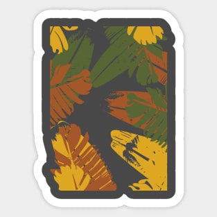 banana-leaves Sticker